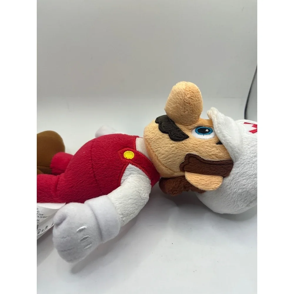 Super Mario Fire‎ Mario Plush Stuffed Toy Nintendo Fireman Character